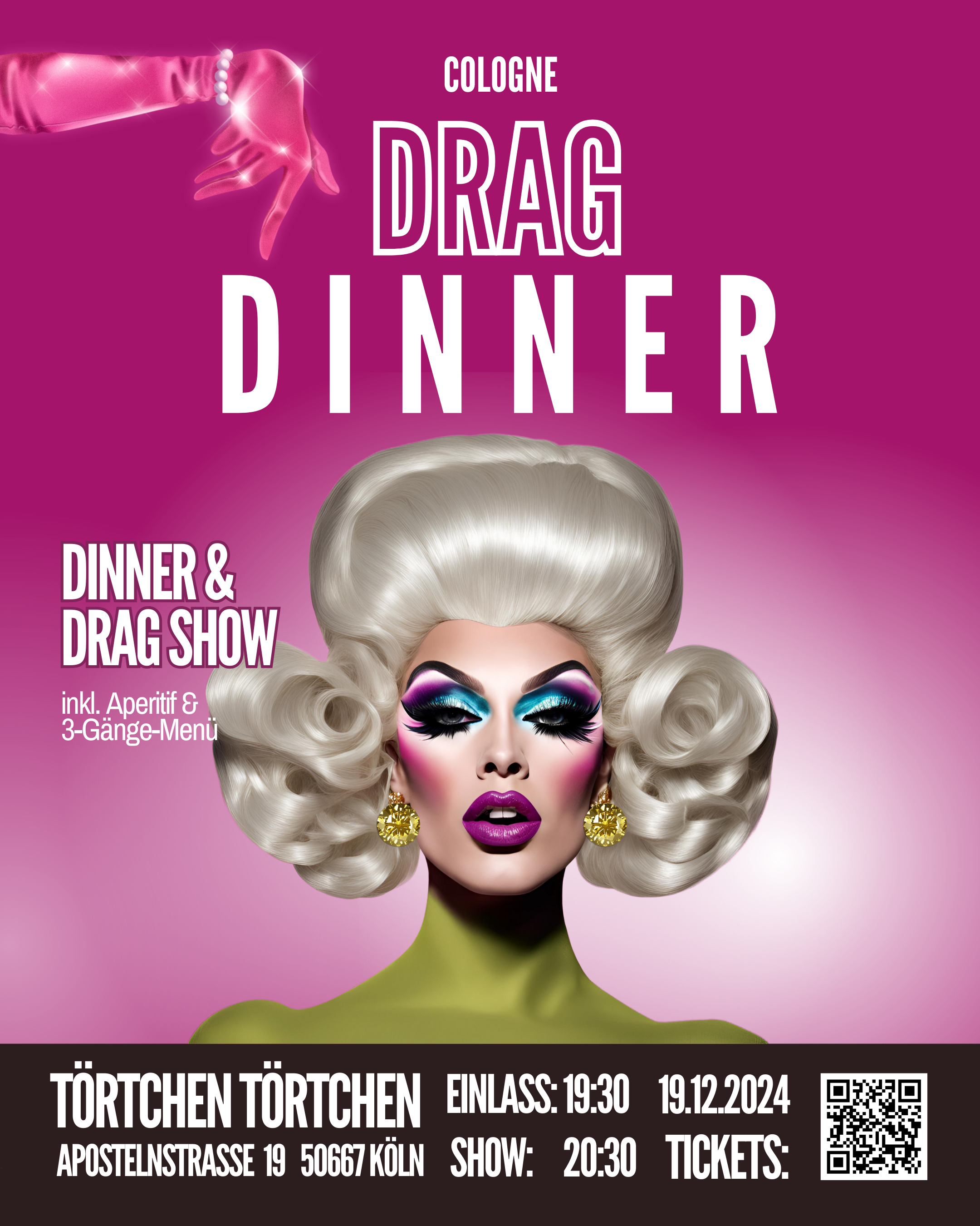 Drag Dinner in der Apostelnstrasse